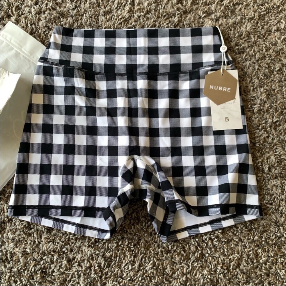Buffbunny B&W checkered legacy shorts